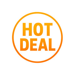 Hot Deal Glowing Circle Badge Cyber Monday PNG Transparent