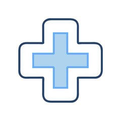 Obraz premium first aid cross