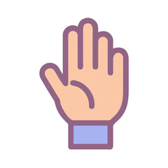 Obraz premium vector hand icon