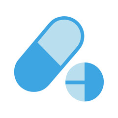 vector illustration of a pill