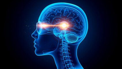 3d rendered illustration of a brain