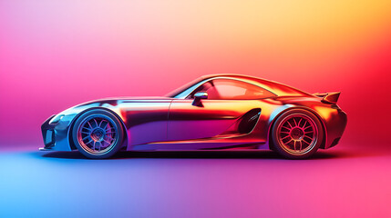 Naklejka premium car, auto, automobile, vehicle, transport, speed, sport, sports, fast, luxury, race, wheel, sportscar, road, wheels