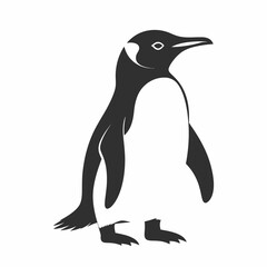 Penguin Silhouette Vector Illustration