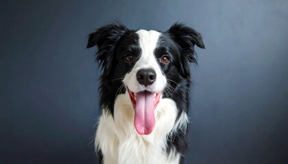 Fototapeta premium Happy Border Collie portrait (4)