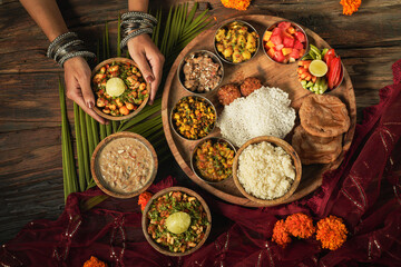 Navratri Special Fasting Food Platter with Indian Traditional Recipes