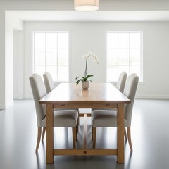 modern dining room