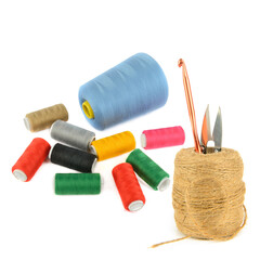 A Collage of Creative Sewing and Crafting Tools