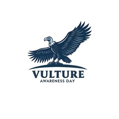 Obraz premium Vulture Awareness Day Poster, Vulture Awareness Day Banner, Vulture Awareness Day Logo, Vulture Awareness Day Illustration, Vulture Awareness Day Design