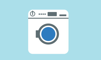 washing machine vector illustration