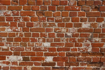 red brick wall