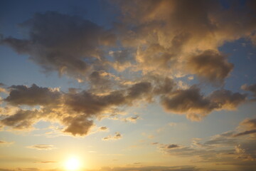 clouds at sunset