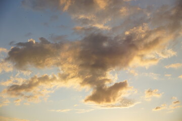 clouds at sunset