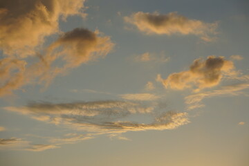 clouds at sunset