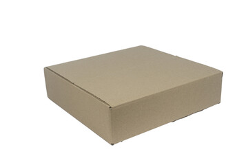 cardboard box isolated on white