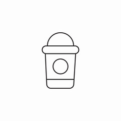 to-go coffee cup icon sign vector