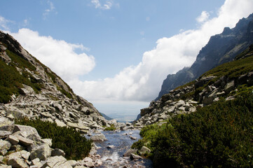 high mountain landscape