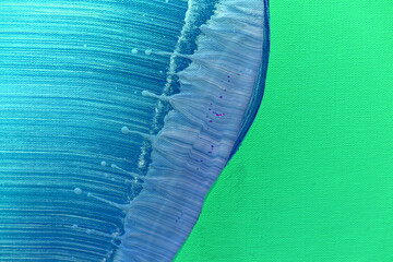 Fragment from painted canvas texture