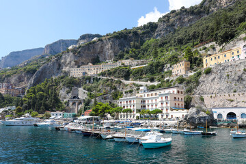 Fototapeta premium Boat trip to Amalfi, Italy