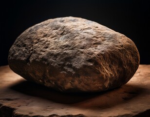 stone used by jacob as a pillow with rustic textures and historical details biblical visual representation of the stone of bethel