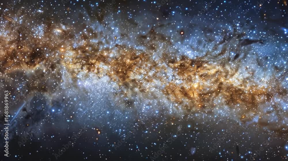 Canvas Prints galaxy with multiple stars