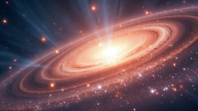 Journey through the cosmos to the heart of distant galaxies.