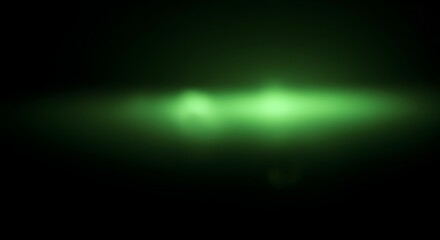 Abstract Dual Green Light Glow on Dark Background – Futuristic Neon Lighting for Tech-Themed Designs, Digital Spaces, Gaming Interfaces, Sci-Fi Projects, and Virtual Stage or Hologram Presentations