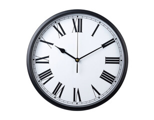 clock isolated on white background