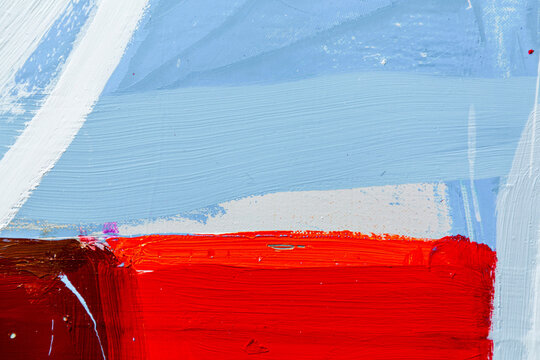 Fragment from painted canvas texture