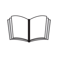 book icon vector illustration design template