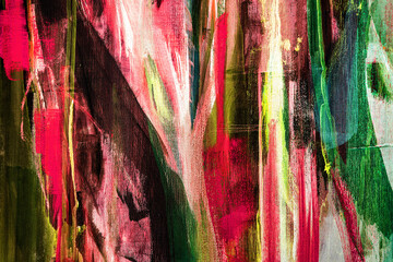 Fragment from painted canvas texture