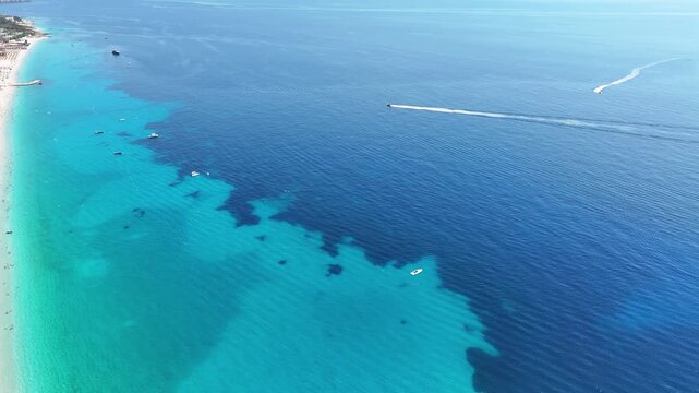Albania Dh&euml;rmi touristic villages Ionian sea beach, emerald sea water