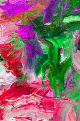 Fragment from painted canvas texture