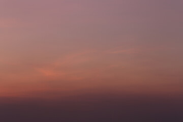 Serene Sky at Dusk with Shades of Purple and Pink Gradually Blending into a Soft Horizon Capturing the Essence of Tranquility and Nature's Beauty