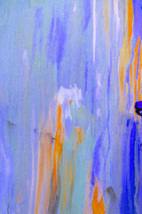 Fragment from painted canvas texture