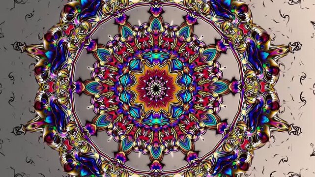 pattern  ornamental  mandala  floral  elements  tulip  flower  drawing  oriental  style  symbol  