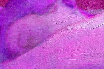 Fragment from painted canvas texture