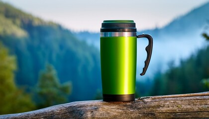 green stanley thermo mug