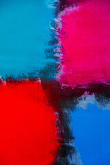 Fragment from painted canvas texture