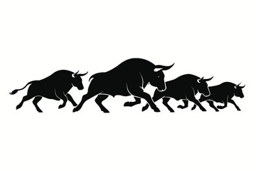 bulls running