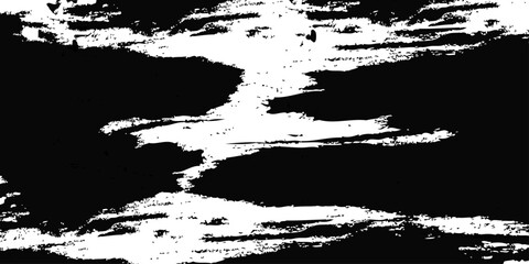 Vector art set of wild animals on a white background with a grunge-style paint splatter frame