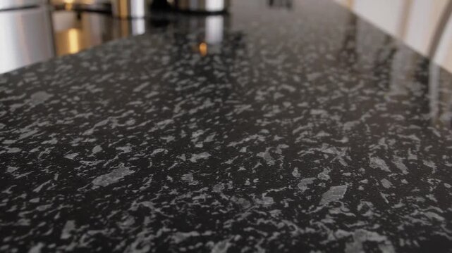 Texture of Dark Volcanic Rock Formation