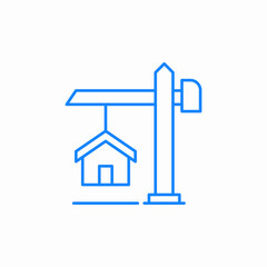 house building icon sign vector
