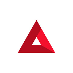 Dynamic Triangle Icon A Minimalist Design for Innovation and Forward Movement