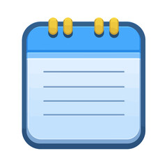 A minimalist icon of a calendar, ideal for apps or web design, with a clean, modern look