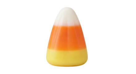 Isolated Halloween Candy Corn Treat, Confection, Sweet, and Traditional Trick-or-Treat