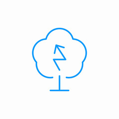 green eneergy icon sign vector