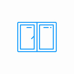 windows closed icon sign vector