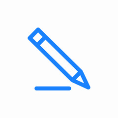 write edit pencil icon sign vector