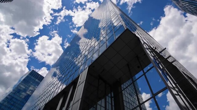 Alliance Skyscraper in La Defense Business District Paris France
