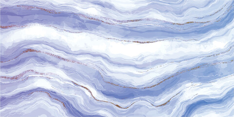 Obraz premium abstract background, the texture of the mineral stone Amazonite. Underwater patterns of swirling ink and luminescent water inspire a nature-themed painting, perfect as background wallpaper. 